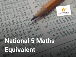 National 5 Maths Equivalent
