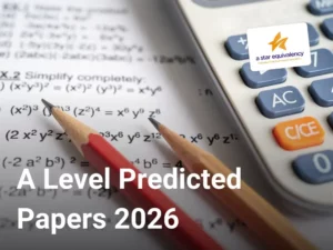A Level Predicted Papers 2026
